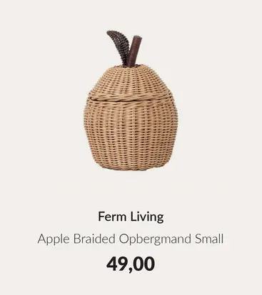Aanbieding: Apple Braided Opbergmand Small