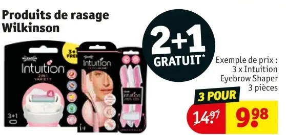 Offre: Produits de rasage