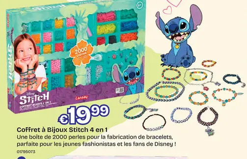 Offre: Coffret à Bijoux Stitch 4 en 1