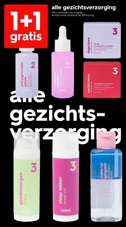 Aanbieding: alle gezichtsverzorging