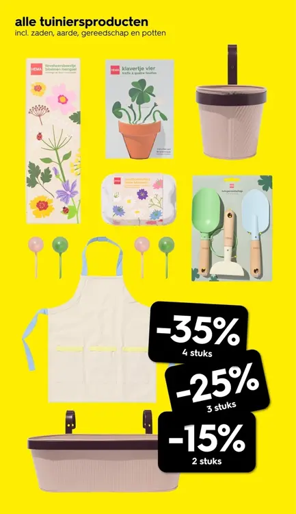 Promotie: Alle tuiniersproducten