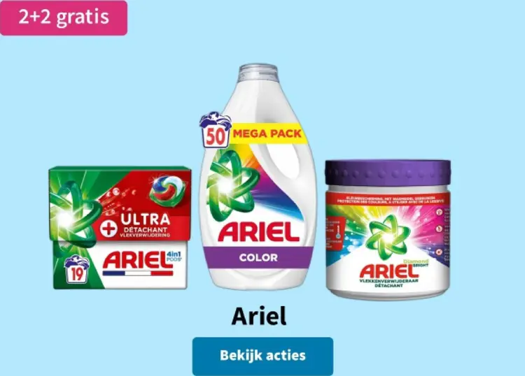 Promotie: Wasmiddel, pods en vlekkenverwijderaar