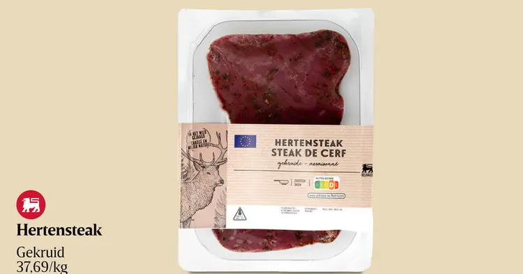 Promotie: Steak | Hert | Brabantse kruiding