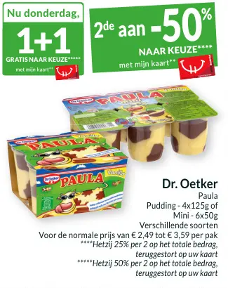 Promotie: Paula Pudding of Mini