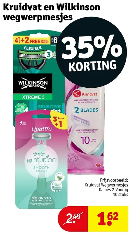 Aanbieding: Wegwerpmesjes