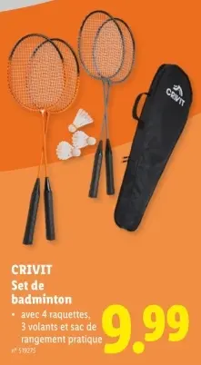 Offre: Set de badminton