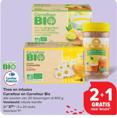 Aanbieding: Thee en infusies