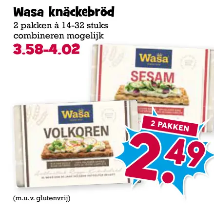 Aanbieding: knäckebröd