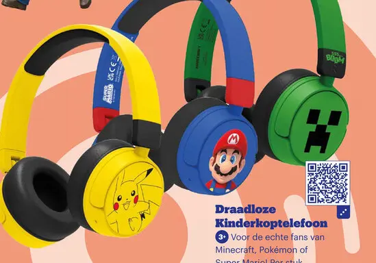 Aanbieding: Draadloze Kinderkoptelefoon