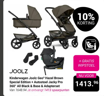 Aanbieding: Kinderwagen Joolz Geo Hazel Brown Special Edi