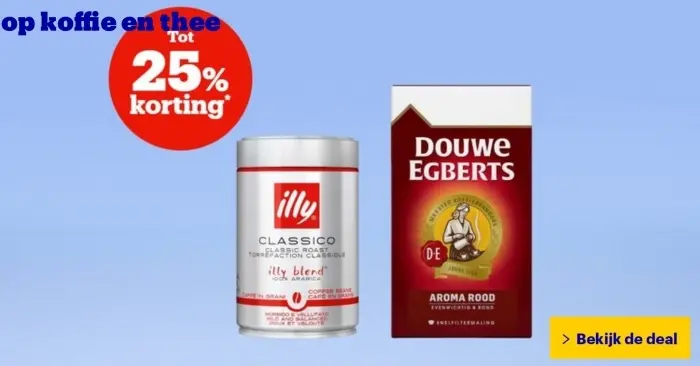 Aanbieding: Koffie en Thee