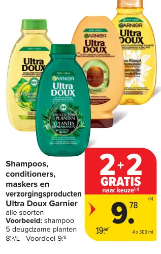 Promotie: Shampoos, conditioners, maskers en verzorging
