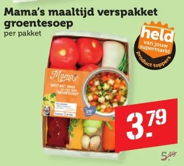 Aanbieding: Mama's maaltijd verspakket groentesoep