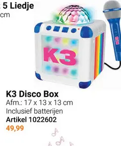 Aanbieding: K3 Disco Box