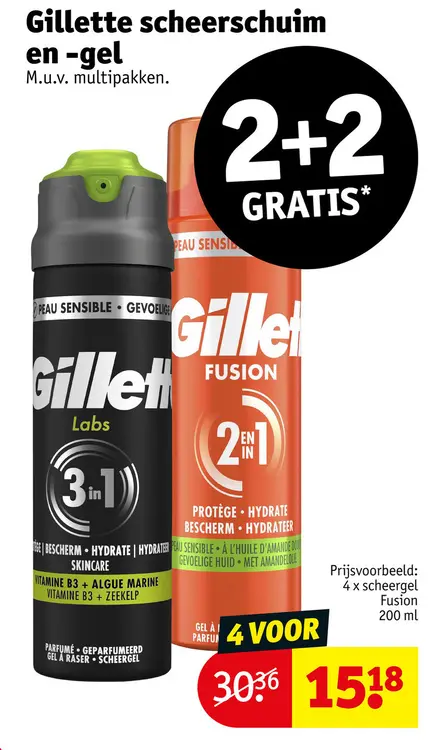Promotie: Scheerschuim en -gel