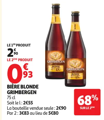 Promotie: Bière blonde
