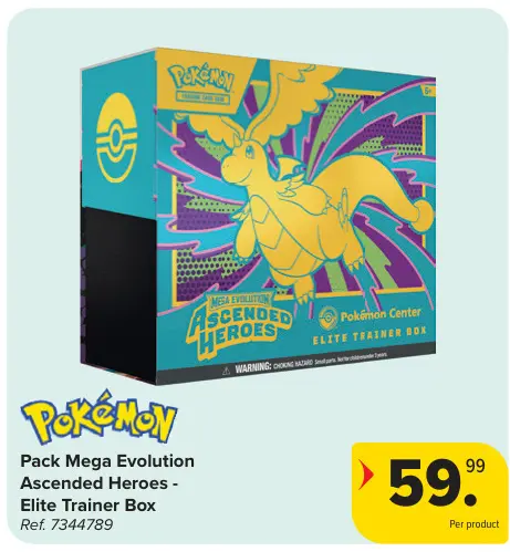 Promotie: Pack Mega Evolution Ascended Heroes - Elite Trainer Box