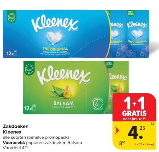 Promotie: Zakdoeken