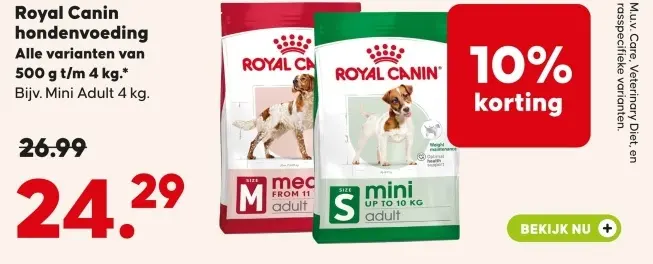 Aanbieding: Royal Canin hondenvoeding