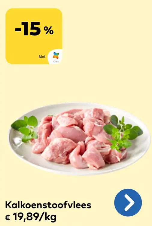 Aanbieding: Kalkoenstoofvlees