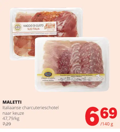 Promotie: Italiaanse charcuterieschotel