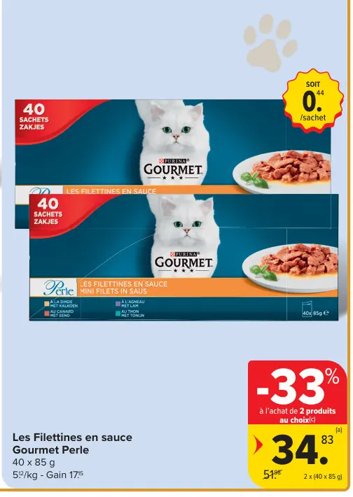 Offre: Les Filettines en sauce