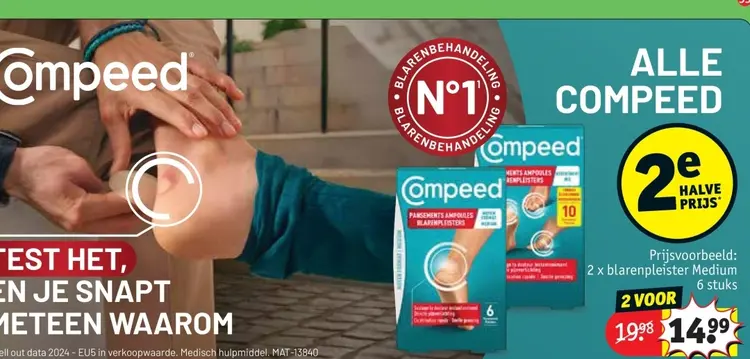 Promotie: Compeed blarenpleister Medium