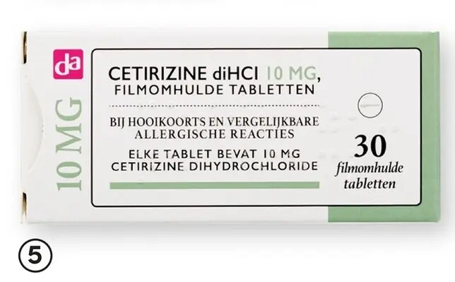 Aanbieding: DA cetirizine 10 mg 30 tabletten