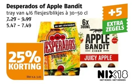 Aanbieding: Desperados of Apple Bandit