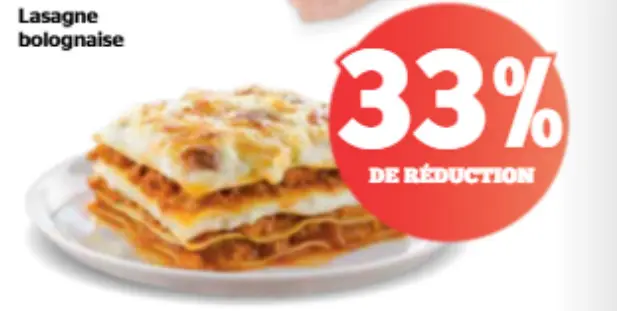 Offre: Lasagne bolognaise