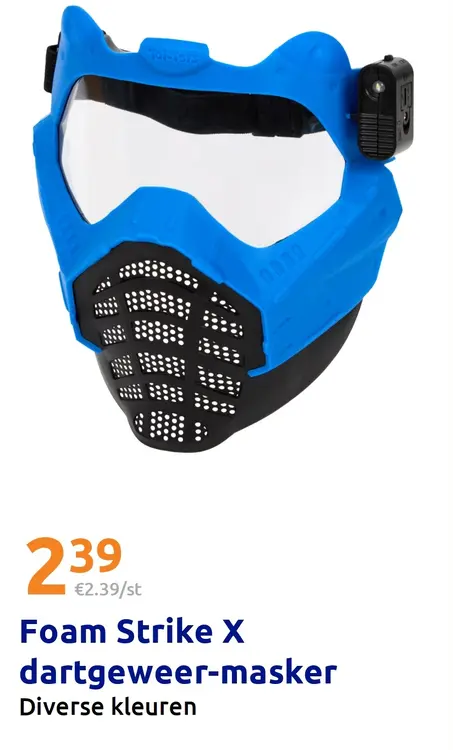 Promotie: Foam Strike X dartgeweer-masker