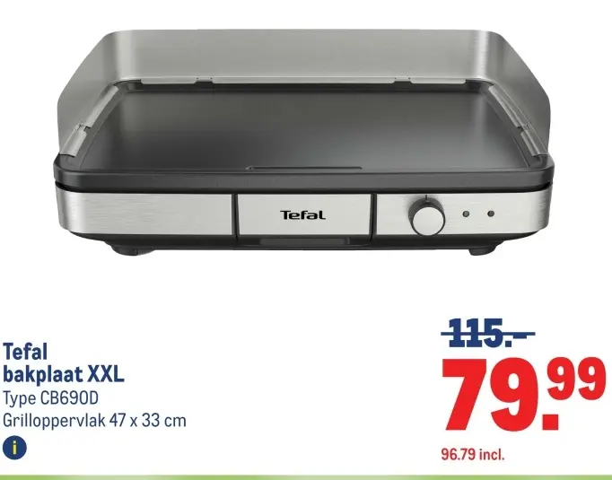 Aanbieding: bakplaat XXL