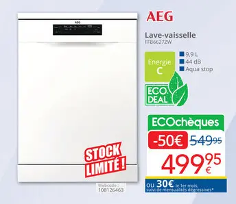 Offre: Lave-vaisselle