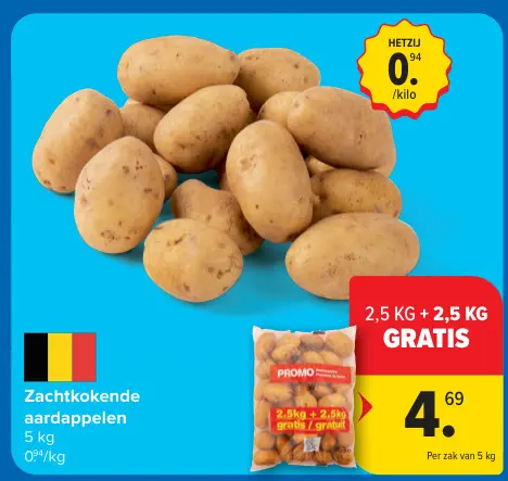 Promotie: Zachtkokende aardappelen