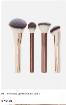 Aanbieding: PS... Pro Make-upkwasten
