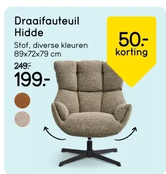 Aanbieding: Draaifauteuil Hidde