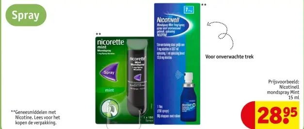 Aanbieding: Spray - stoppen met roken
