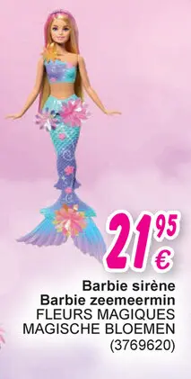 Offre: Barbie sirène / Barbie zeemeermin
