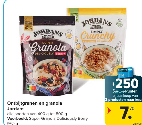Promotie: Super Granola Deliciously Berry