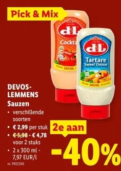 Promotie: Sauzen