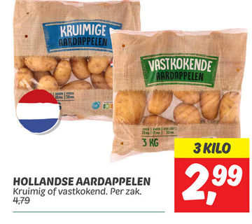 Aanbieding: HOLLANDSE AARDAPPELEN