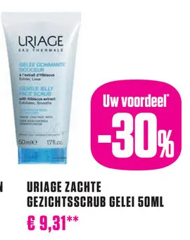 Aanbieding: Uriage Zachte Gezichtsscrub Gelei 50ml