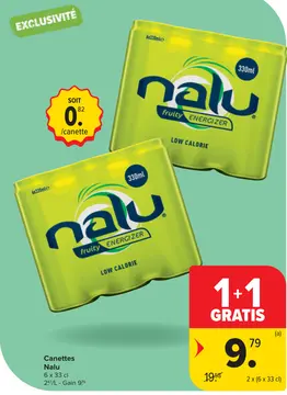 Offre: Canettes Nalu
