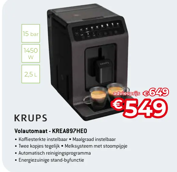 Promotie: Volautomaat - KREA897HEO