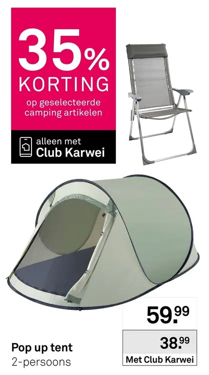 Aanbieding: Camping artikelen