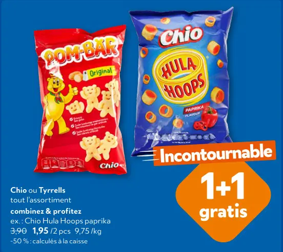 Offre: Pom-Bar Original, Hula Hoops Paprika