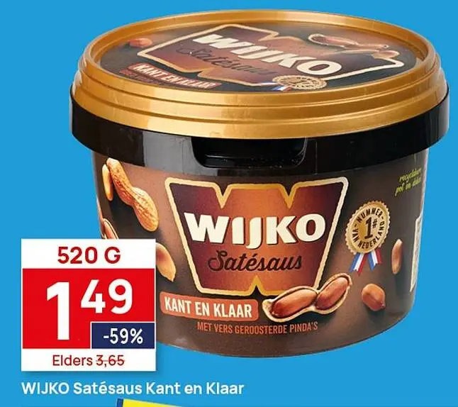 Aanbieding: Satésaus Kant en Klaar