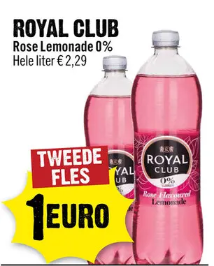 Aanbieding: Royal Club Rose Lemonade