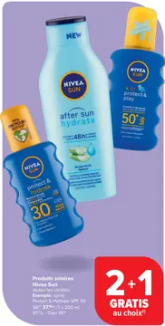 Offre: Produits solaires Nivea Sun