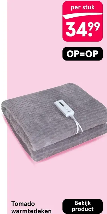 Aanbieding: Warmtedeken